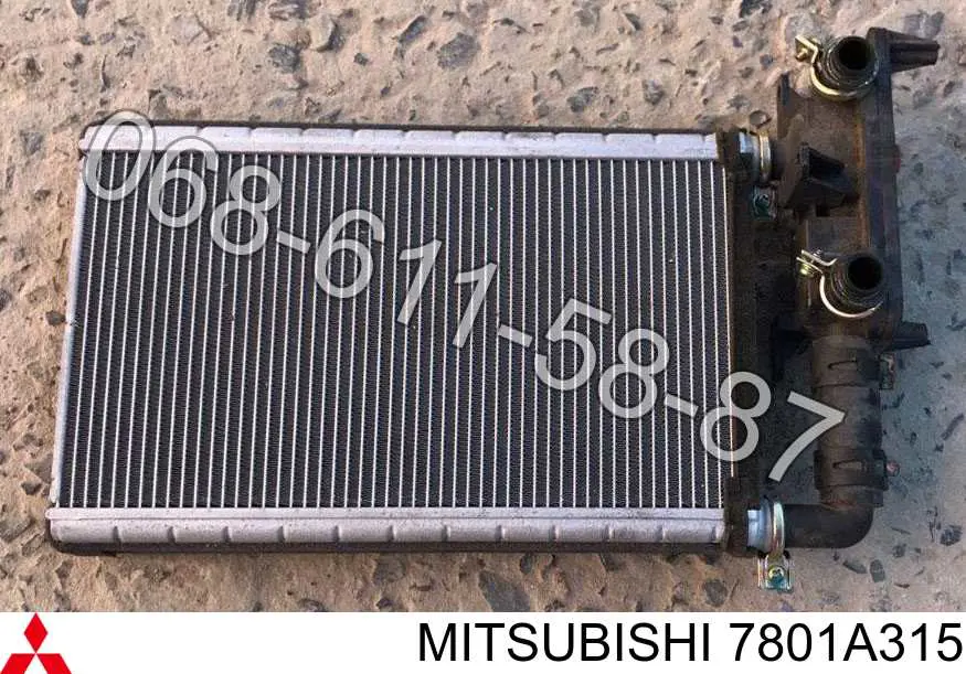 Radiador de calefacción para Mitsubishi Grandis (NAW)