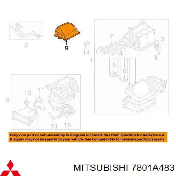  Mitsubishi 7801A483 precio, desde  