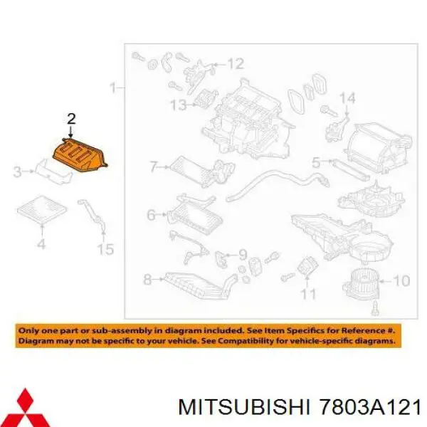  Mitsubishi 7803A121 precio, desde  