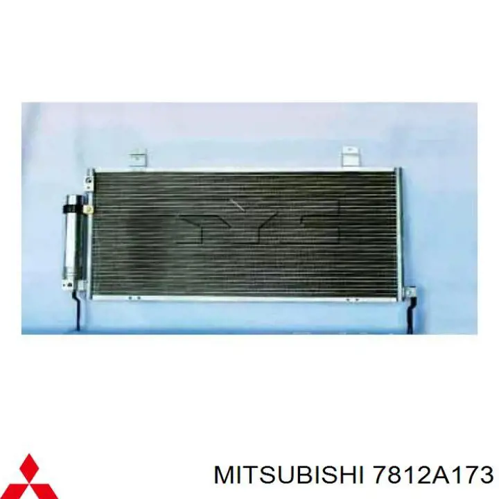 Radiador de aire acondicionado para Mitsubishi Galant 