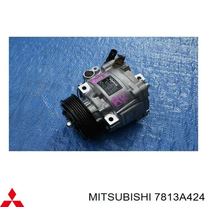 7813A424 Mitsubishi compresor de aire acondicionado