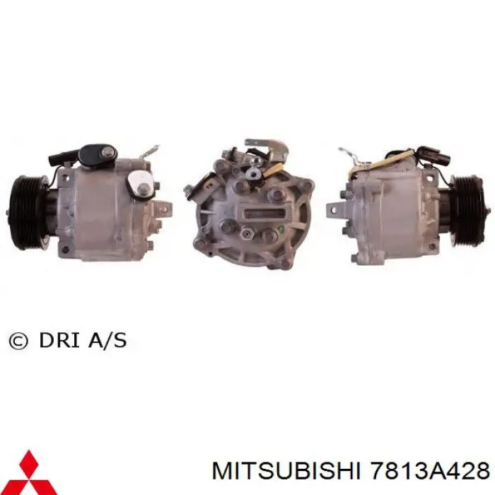 7813A428 Mitsubishi compresor de aire acondicionado