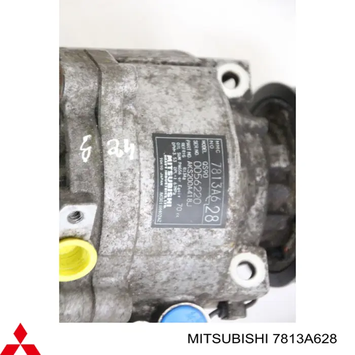 7813A628 Mitsubishi compresor de aire acondicionado