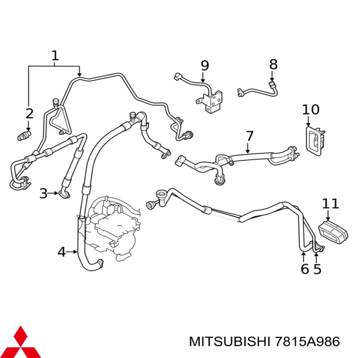 7815A986 Mitsubishi