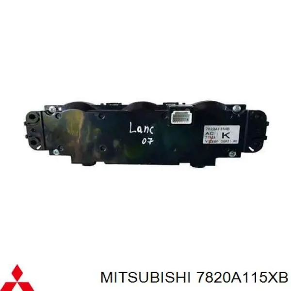 7820A115XB Mitsubishi unidad de control, calefacción/ventilacion