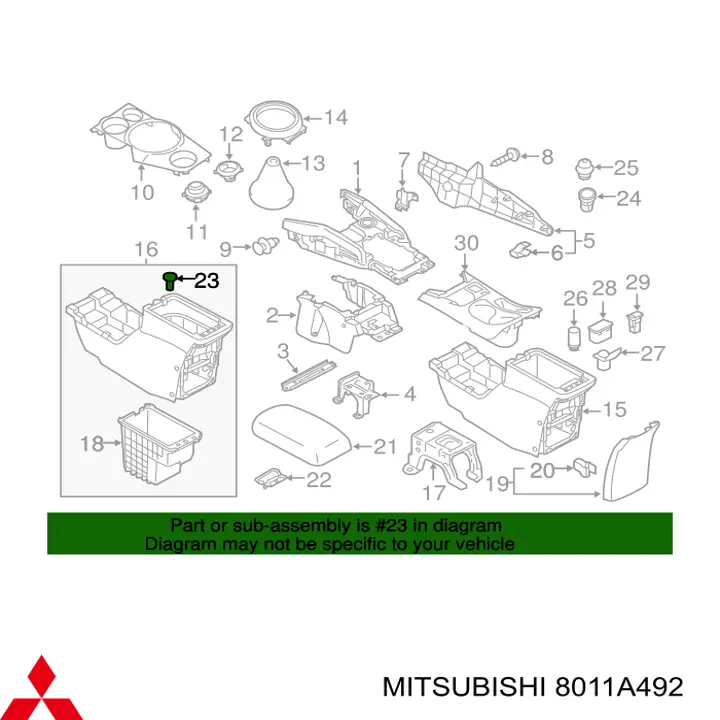 8011A492 Mitsubishi