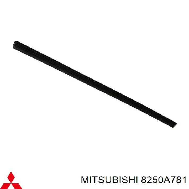 Comprar 8250A781 Mitsubishi Goma del limpiaparabrisas lado pasajero