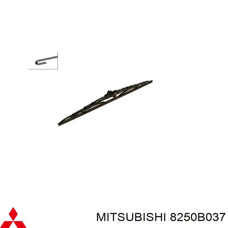 Limpiaparabrisas delantera copiloto para Mitsubishi Lancer (CSW)
