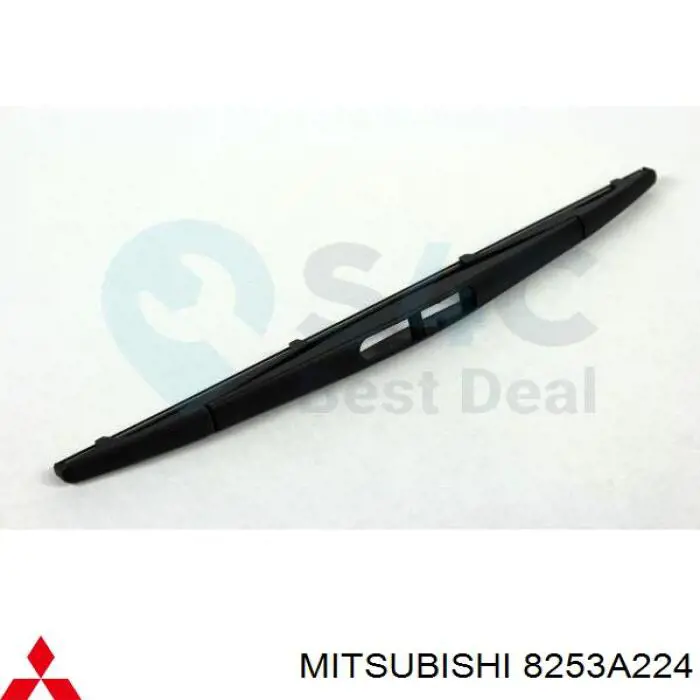 8253A224 Mitsubishi goma del limpiaparabrisas luna trasera