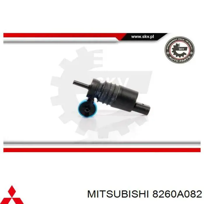 Comprar 8260A082 Mitsubishi Bomba-motor de limpiaparabrisas delantero/trasero