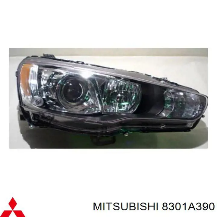 Faro derecho Mitsubishi 8301A390 precio, desde 122,85 EUR