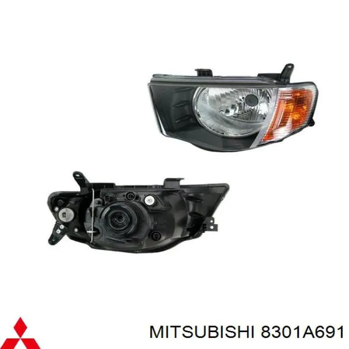 8301A691 Mitsubishi faro izquierdo