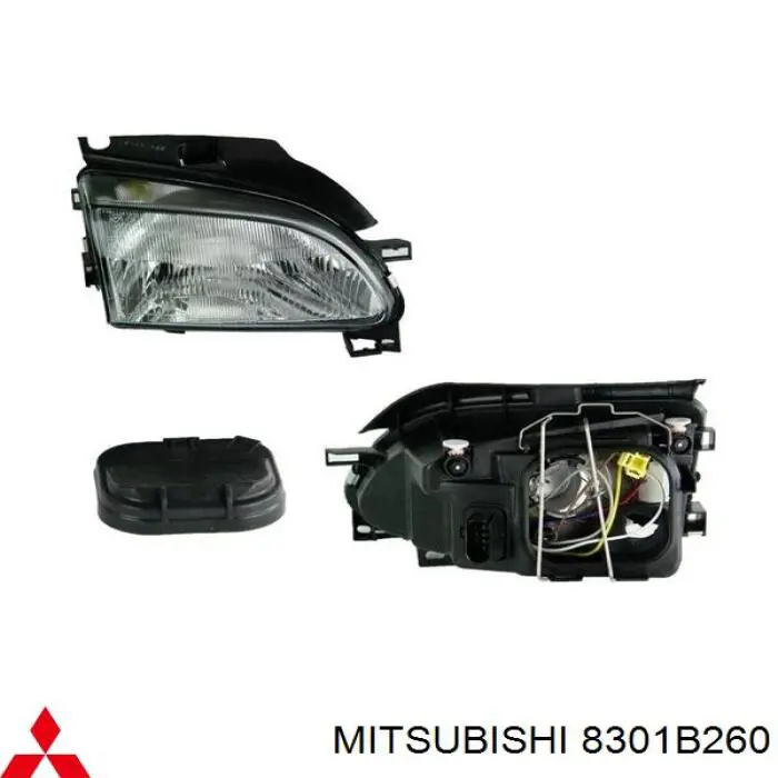 Faro derecho 8301B260 Mitsubishi