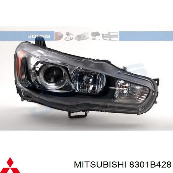 8301B428 Mitsubishi Luz derecha