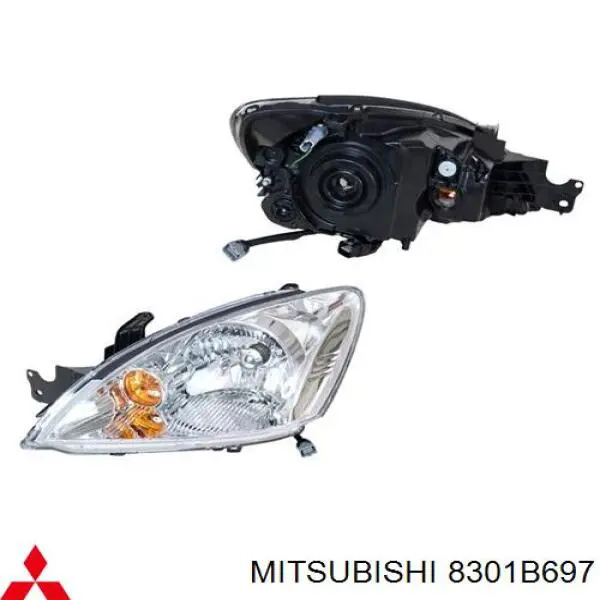 8301B697 Mitsubishi faro izquierdo