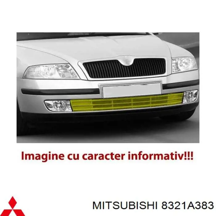 8321A383 Mitsubishi Embellecedor de faro antiniebla izquierdo