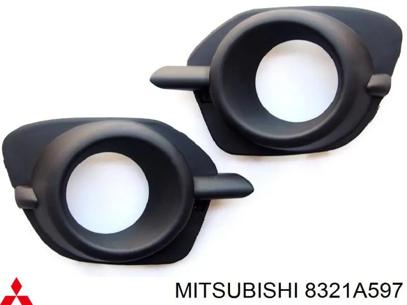 Embellecedor, faro antiniebla izquierdo para Mitsubishi L 200 (KA_T, KB_T)