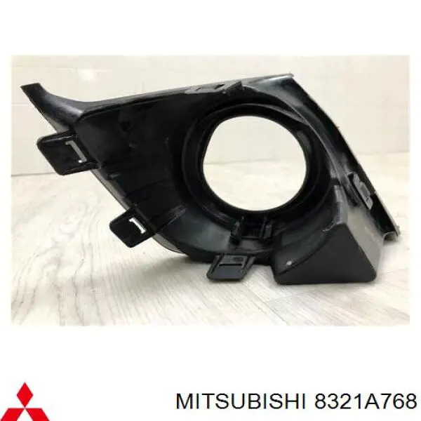 Rejilla de luz antiniebla delantera derecha para Mitsubishi ASX (GA)