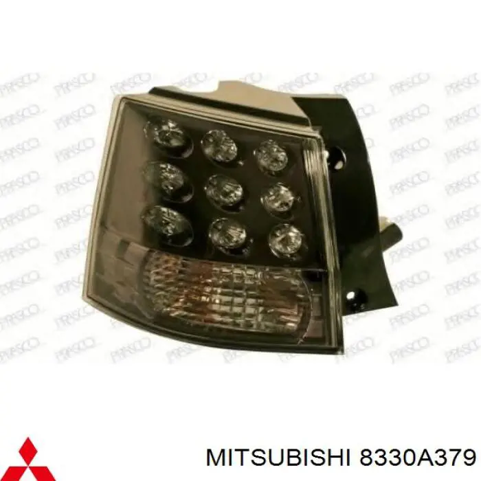 Piloto trasero exterior izquierdo 8330A379 Mitsubishi