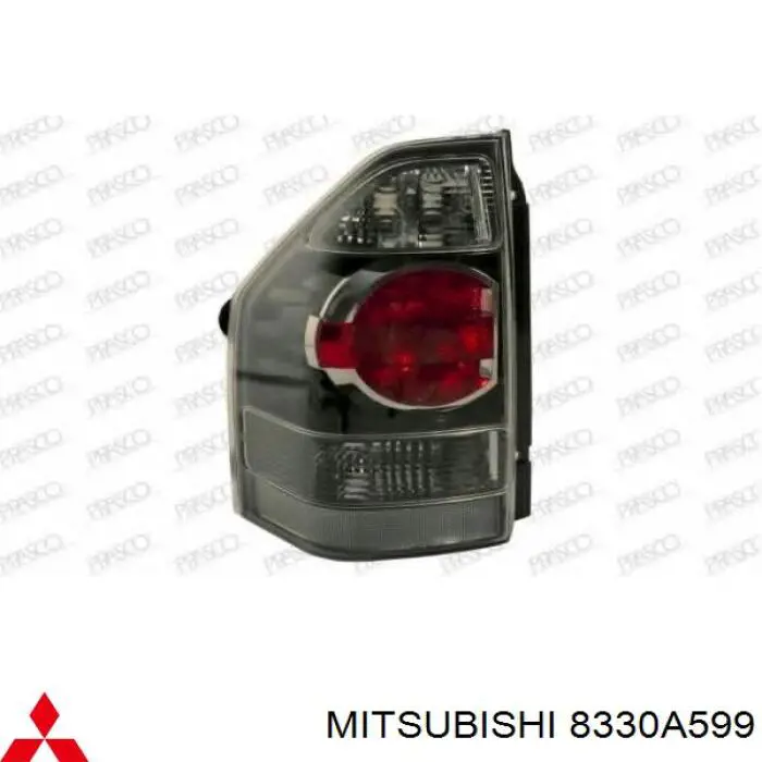 8330A357 Mitsubishi piloto posterior izquierdo