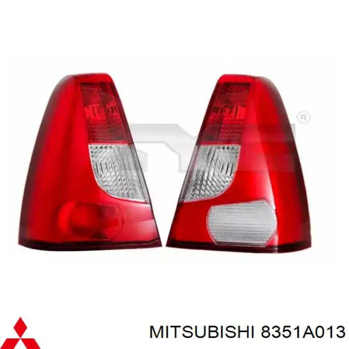 8351A013 Mitsubishi luz intermitente de retrovisor exterior izquierdo