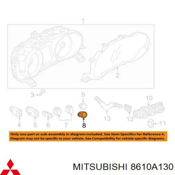  Mitsubishi 8610A130 precio, desde 49,37 EUR