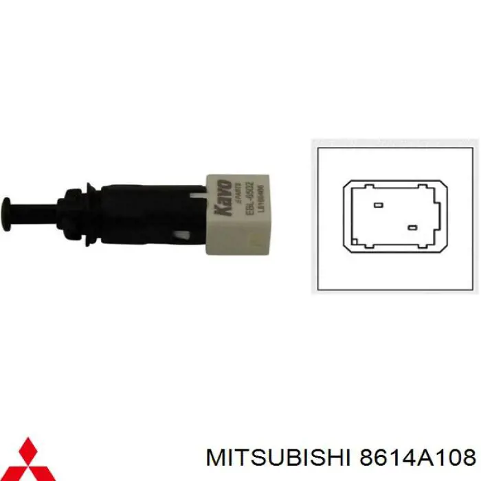 8614A108 Mitsubishi interruptor luz de freno
