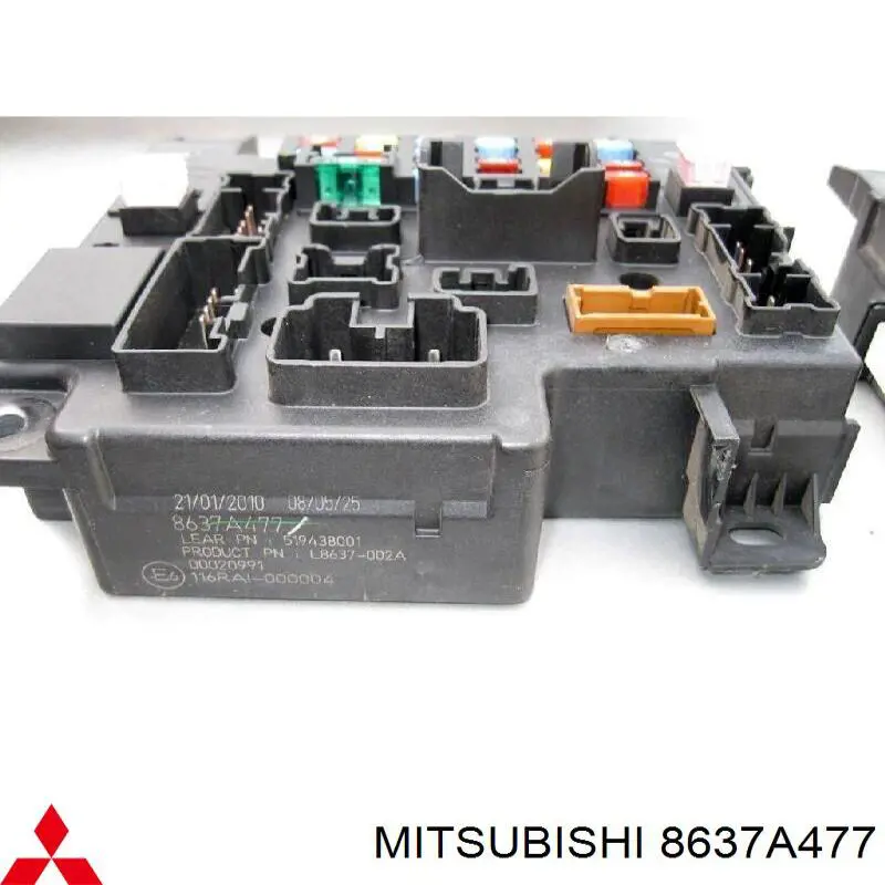 8637A478 Mitsubishi Caja de fusibles trasera interior