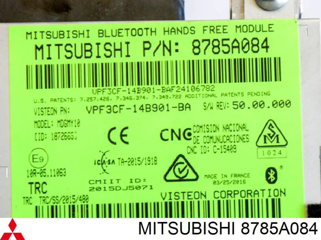 Unidad de control Bluetooth Mitsubishi 8785A026 precio, desde 117,61 EUR
