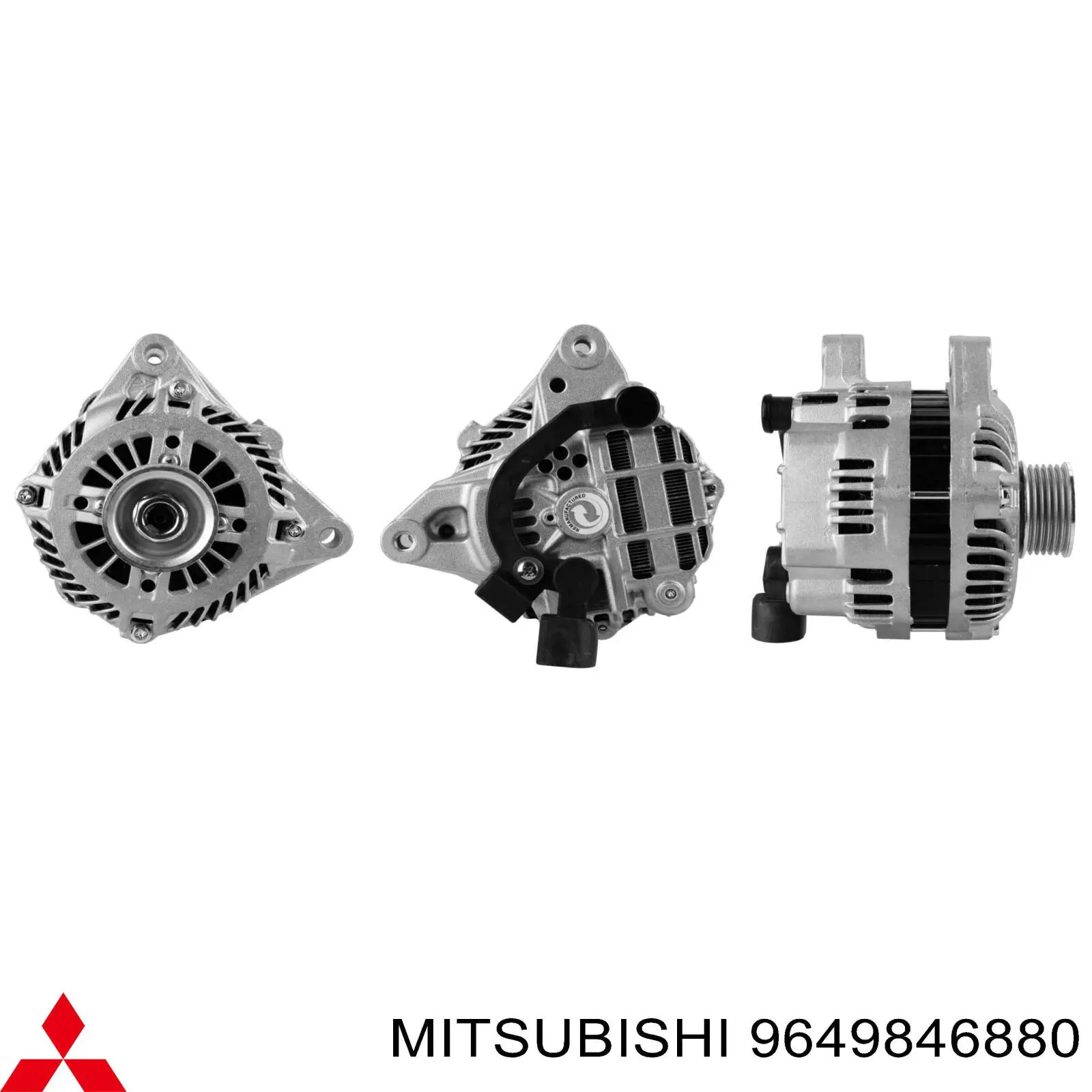 9649846880 Mitsubishi alternador