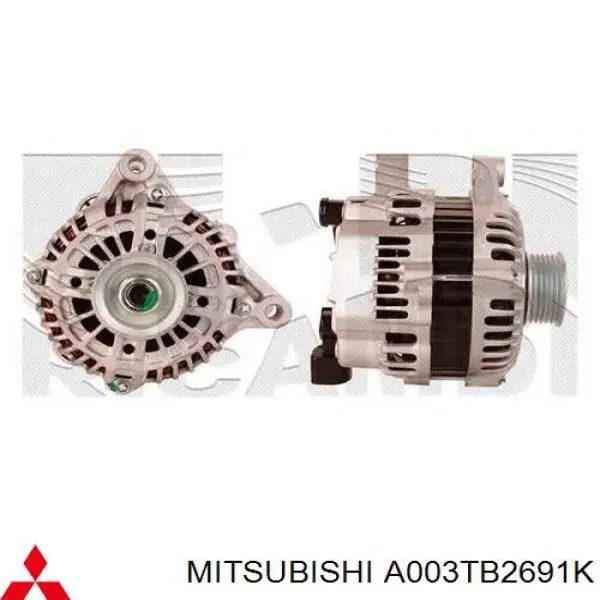 Alternador A003TB2691K Mitsubishi