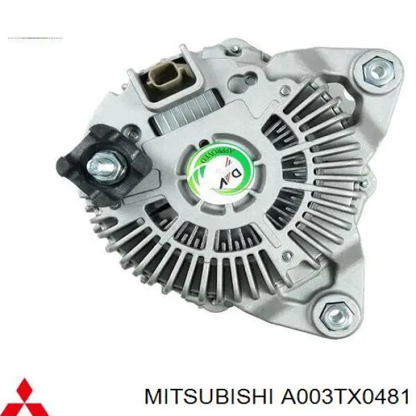 Alternador A003TX0481 Mitsubishi