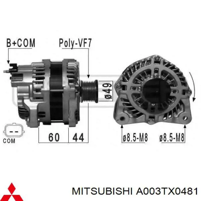 Comprar A003TX0481 Mitsubishi Dynamo