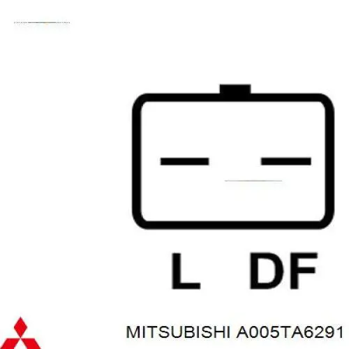 Alternador A005TA6291 Mitsubishi