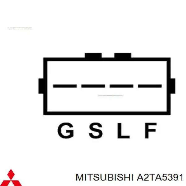 Alternador del motor Mitsubishi A2TA5391 precio, desde 78,41 EUR