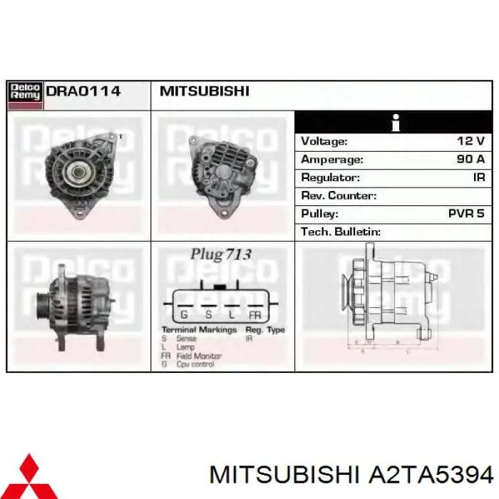 Comprar A2TA5394 Mitsubishi Dynamo