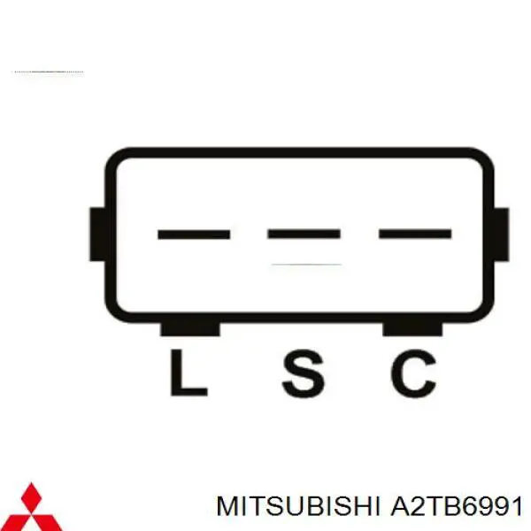 A2TB6991 Mitsubishi Alternador de coche
