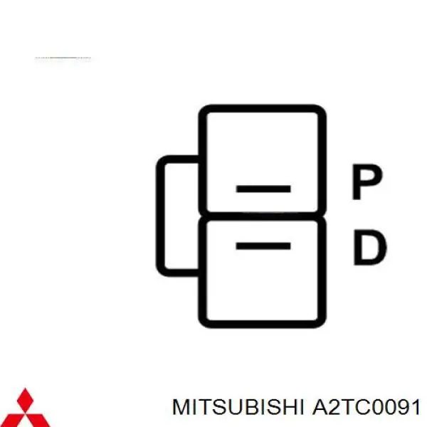 Alternador A2TC0091 Mitsubishi
