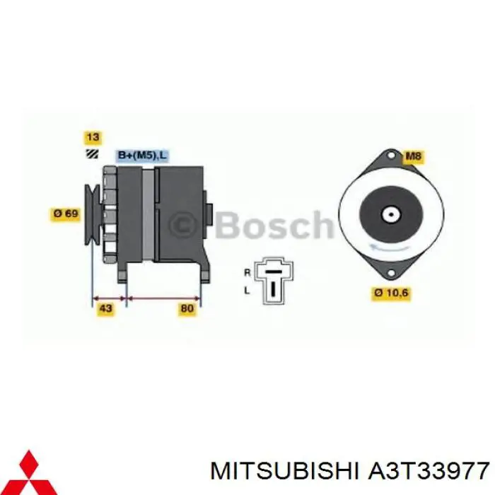 Comprar A3T33977 Mitsubishi Dynamo