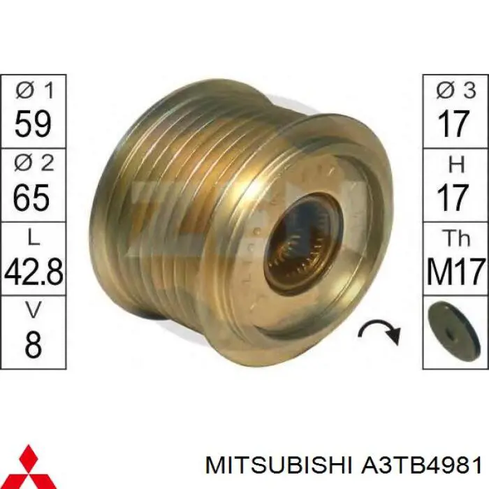 Comprar A3TB4981 Mitsubishi Dynamo