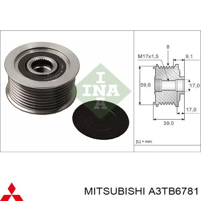 Alternador RF8G18300 Mazda
