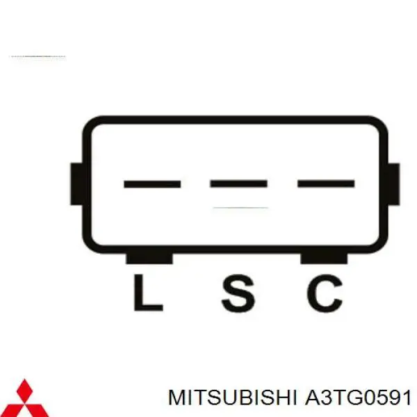 a3tg0591 Mitsubishi alternador