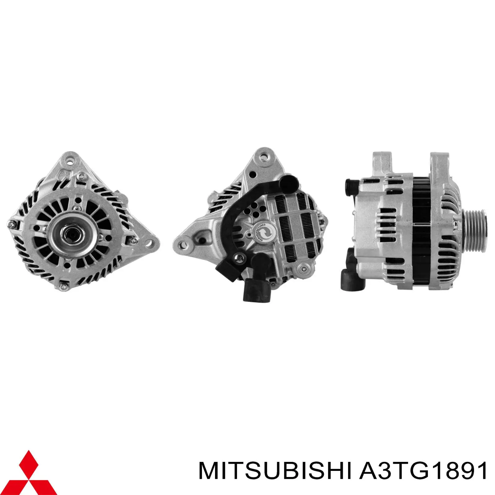 Alternador A3TG1891 Mitsubishi