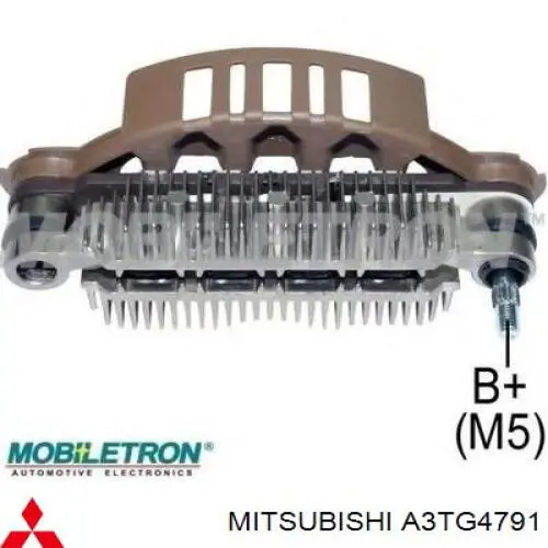 Alternador del motor Mitsubishi A3TG4791 precio, desde 78,41 EUR