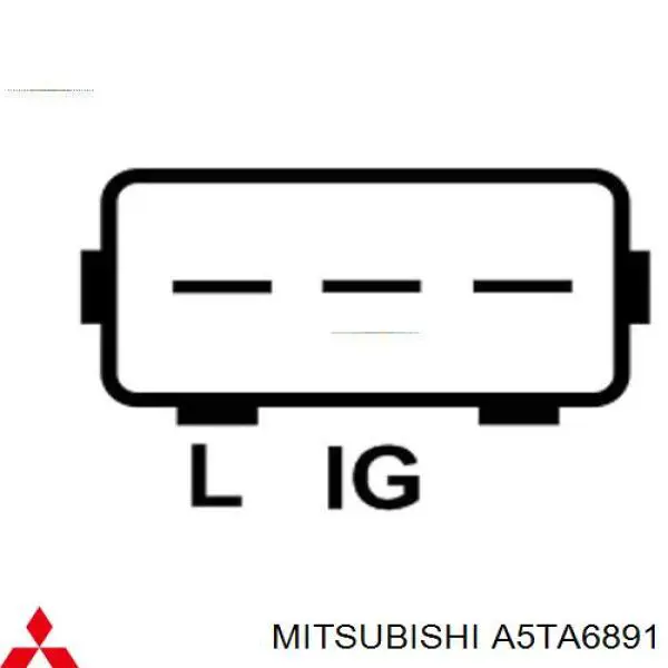 A5TA6891 Mitsubishi alternador