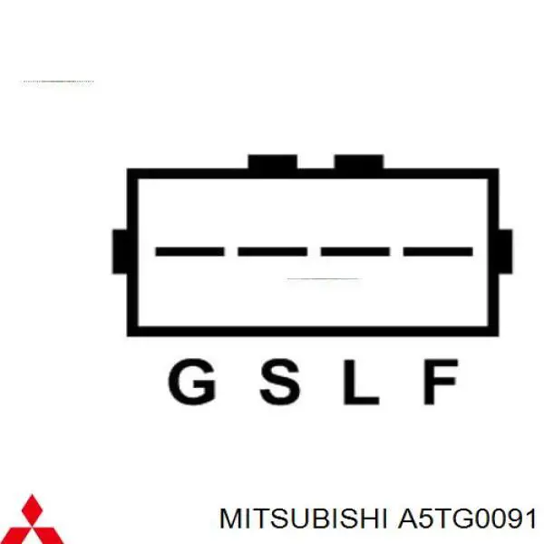 A5TG0091 Mitsubishi alternador