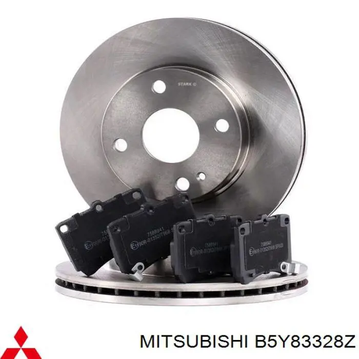 Pastillas de freno delanteras Mazda 323 BA