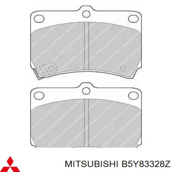 Pastillas de freno delanteras Mazda 323 BA