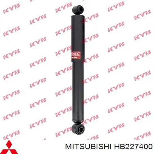 HB227400 Mitsubishi amortiguador trasero