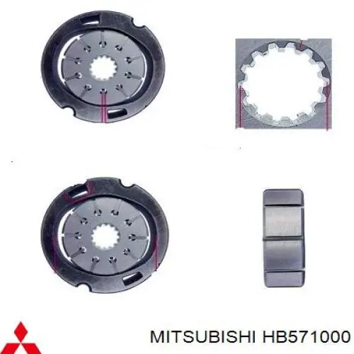 HB571000 Mitsubishi bomba hidráulica de dirección